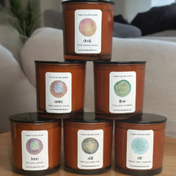 Organic soy wax candle